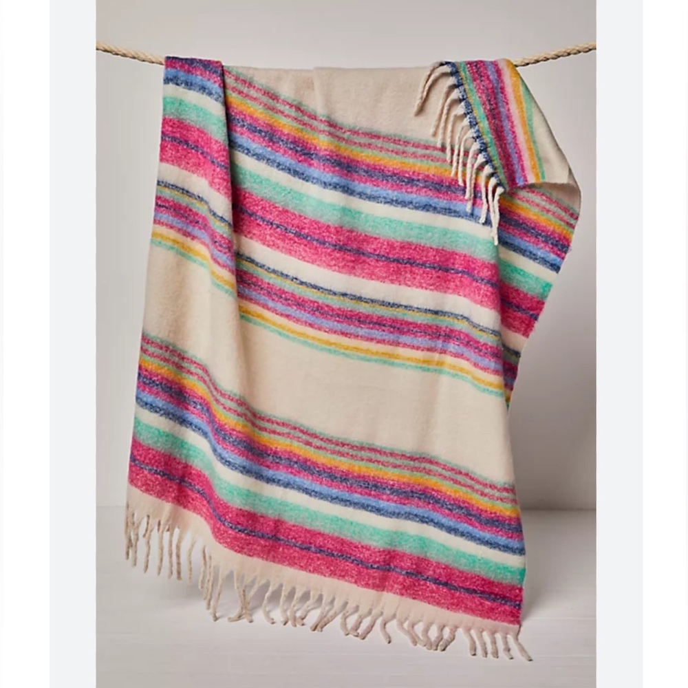 Free People Fringe Throw Blanket